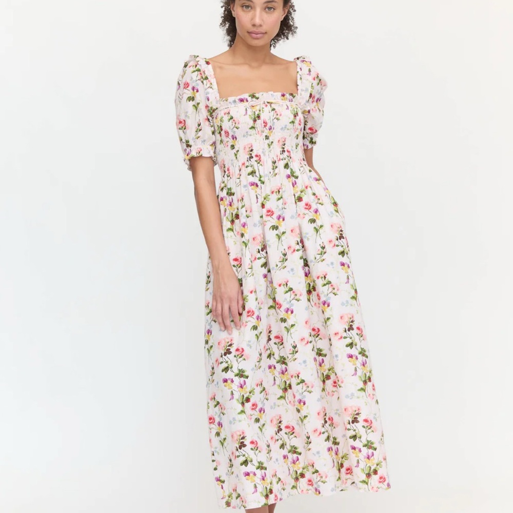 Hill House Home the Scarlett Nap Dress - Pink Bluebonnet M